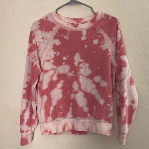 Bleach/Tie-Dye Crew Neck